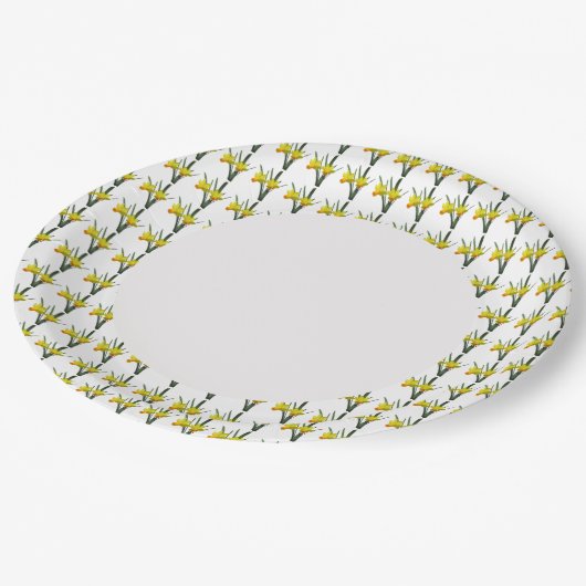 Papiertüte - Nähte Pappteller (Schrägansicht)