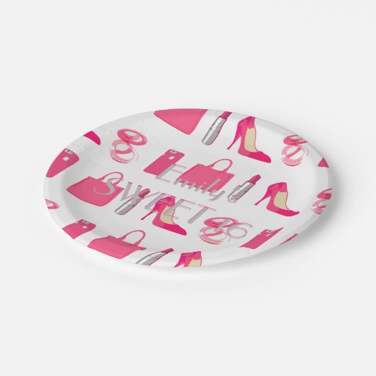 Papiertüte Pappteller (Schrägansicht)