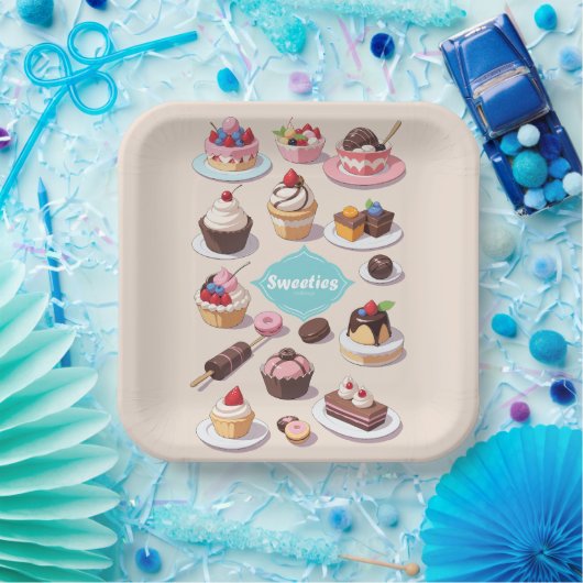 Papiertüte Pappteller (Party)