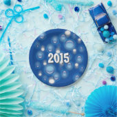 Papiertüte - Silvesterblasen Pappteller (Party)