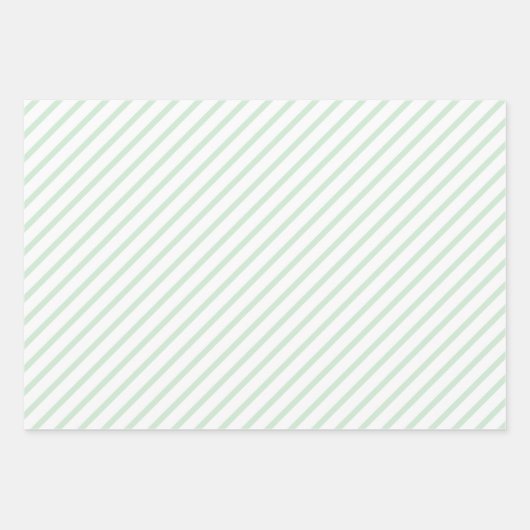 Papiertüten aus feinkörnigem, weißem Streifen Geschenkpapier Set (Vorderseite 3)