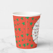 Papiertüten "Der glückliche Rentier" 8 oz. Pappbecher (Rechts)