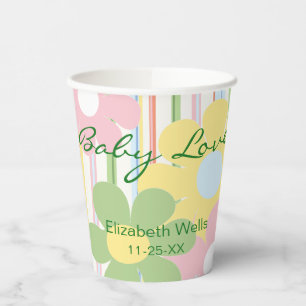 Papiertüten "Picnic Floral" 8 oz. Pappbecher