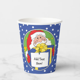 Papiertüten "Santa Presents" 8 oz. Pappbecher