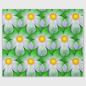 Papierumhüllung für dunkle Blume Geschenkpapier (Flach)