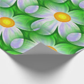 Papierumhüllung für dunkle Blume Geschenkpapier (Ecke)