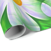 Papierumhüllung für dunkle Blume Geschenkpapier (Rolleneckpunkt)