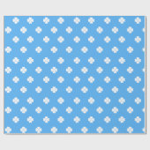 Papierumhüllung mit Clover Geschenkpapier (Flach)