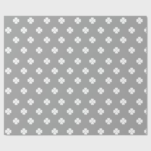 Papierumhüllung mit Clover Geschenkpapier (Flach)