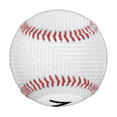 Papieruntergrund für Streifen in Monogramm Baseball (Rückseite)