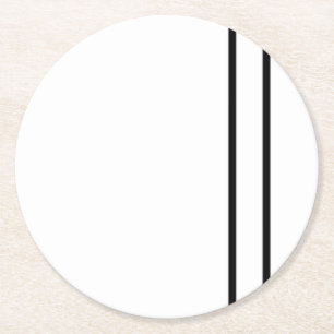 Papieruntersetzer von hoher Qualität für jeden Anl Runder Pappuntersetzer