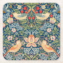 PAPIERUNTERSETZER : WILLIAM MORRIS, STRAWBERRY THI