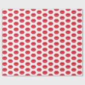 Papierverpackenbandlippen Geschenkpapier (Flach)