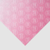 Papierverpackung für das Logo "Pink Gradient" Seidenpapier (Ausschnitt)