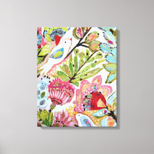 Papiervögel II Leinwanddruck