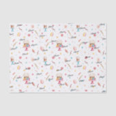 Papiervorlage 3, Name Frühjahr-Oster-Muster Seidenpapier (Vorderseite)