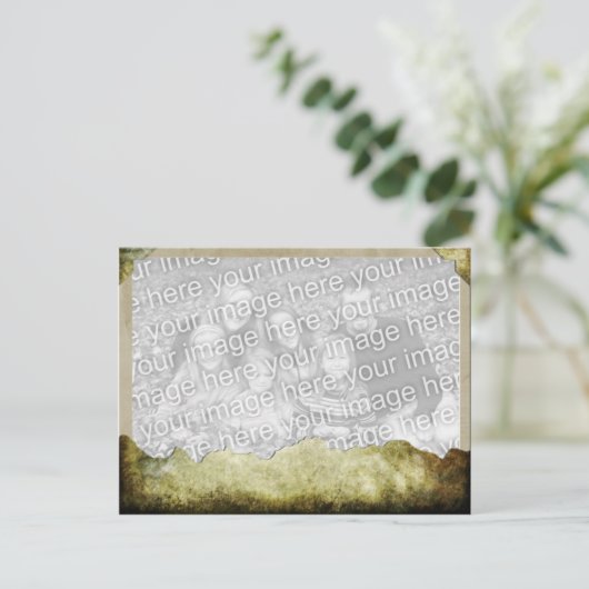 Papiervorlage Postkarte (Stehend Vorderseite)