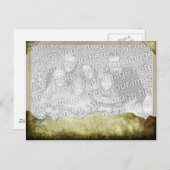 Papiervorlage Postkarte (Vorne/Hinten)