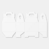 Papiervorlagenbox, Gable 4.5x2.75x5.5 Geschenkschachtel (Ungeklappt)