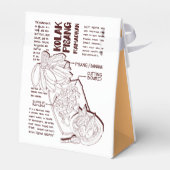 Papiervorlagenbox, Zelt 3x1.5x3.25 Geschenkschachtel (Rückseite)