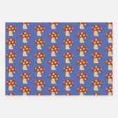 Papierwaschpapier aus Pilzpapieren, flaches Set vo Geschenkpapier Set (Vorderseite 3)