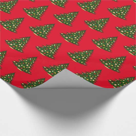 Papierweihnachtsbaum Geschenkpapier (Ecke)