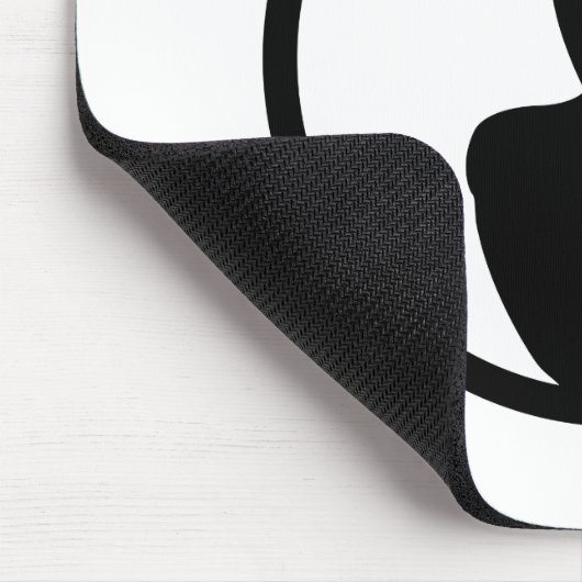 Papierwespe-Logo Mousepad (Ecke)