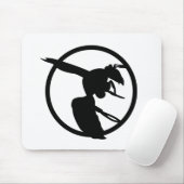 Papierwespe-Logo Mousepad (Mit Mouse)