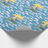 Papierwolken Geschenkpapier (Ecke)