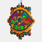 Papierzauberkarte Ornament Karte (Linke Ecke)