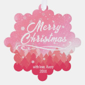 Papierzauberkarte Ornament Karte (Vorderseite)