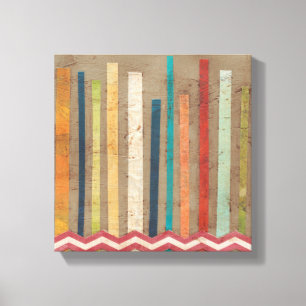 Papierzäune 2-Up II Leinwanddruck