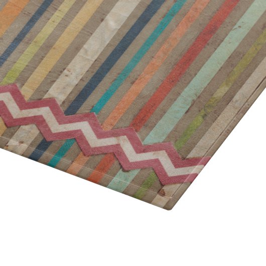 Papierzäune 2-Up II Schneidebrett (Ecke)