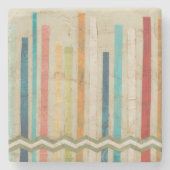 Papierzäune 2-Up IV Steinuntersetzer (Vorderseite)