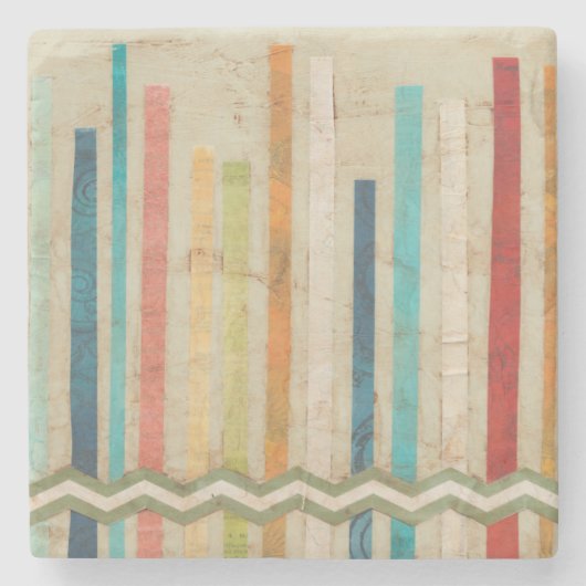 Papierzäune 2-Up IV Steinuntersetzer (Vorderseite)