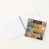 Papila Collection Spiral Notebook – 8.5" × 8.5" Notizblock (Innenseite)