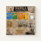 Papila Collection Spiral Notebook – 8.5" × 8.5" Notizblock (Rückseite)
