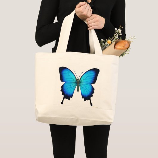 Papilio Ulysses Schmetterlings-Tasche Jumbo Stoffbeutel (Vorderseite (Produkt))