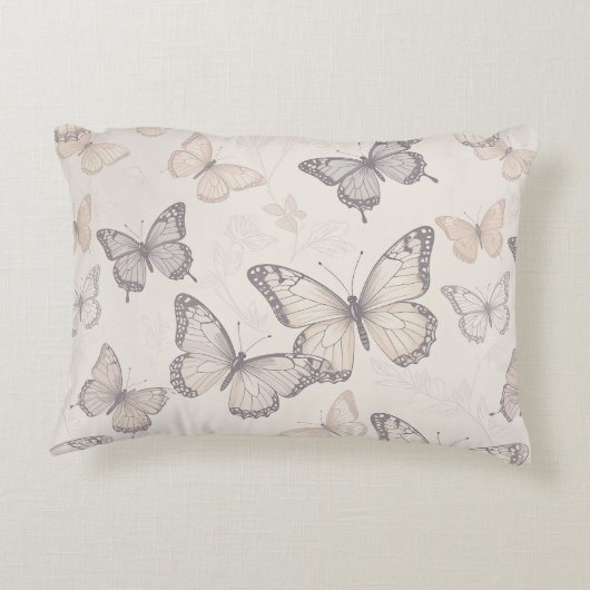 Papillen Dekokissen (Rückseite)