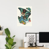 Papillen | Emile-Allain Séguy Poster (Heimbüro)