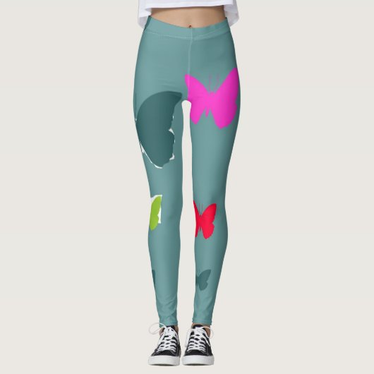 Papillen Leggings (Vorderseite)