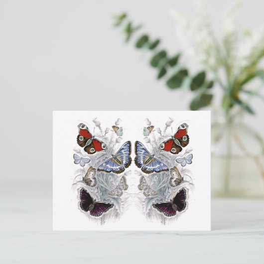 Papillen Postkarte (Stehend Vorderseite)