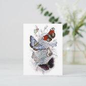 Papillen Postkarte (Stehend Vorderseite)