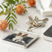 Papillion Acrylic Photo Tile Schlüsselanhänger (Seite)