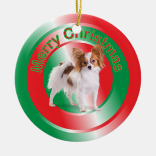 Papillion Dog Weihnachtsschmuck