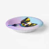 Papillion Pop Art Pastell Pappteller (Gewinkelt)
