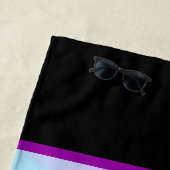 Papillion Pop Art Pastell Strandtuch (Beispiel)