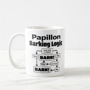 Papillon Abstreifenlogik Kaffeetasse
