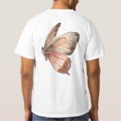 Papillon Aérien - Beauté Naturelle et Aquarelle  T-Shirt (Rückseite)