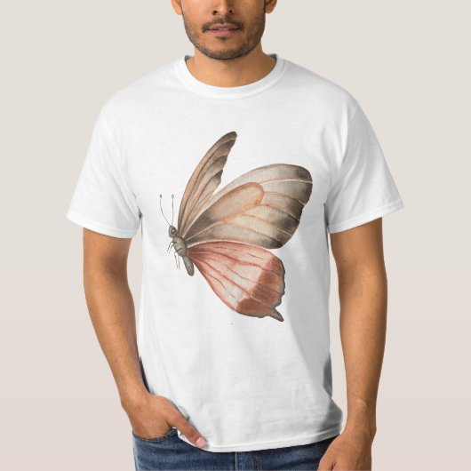 Papillon Aérien - Beauté Naturelle et Aquarelle  T-Shirt (Vorderseite)